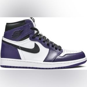 jordan 1 high tops court purple